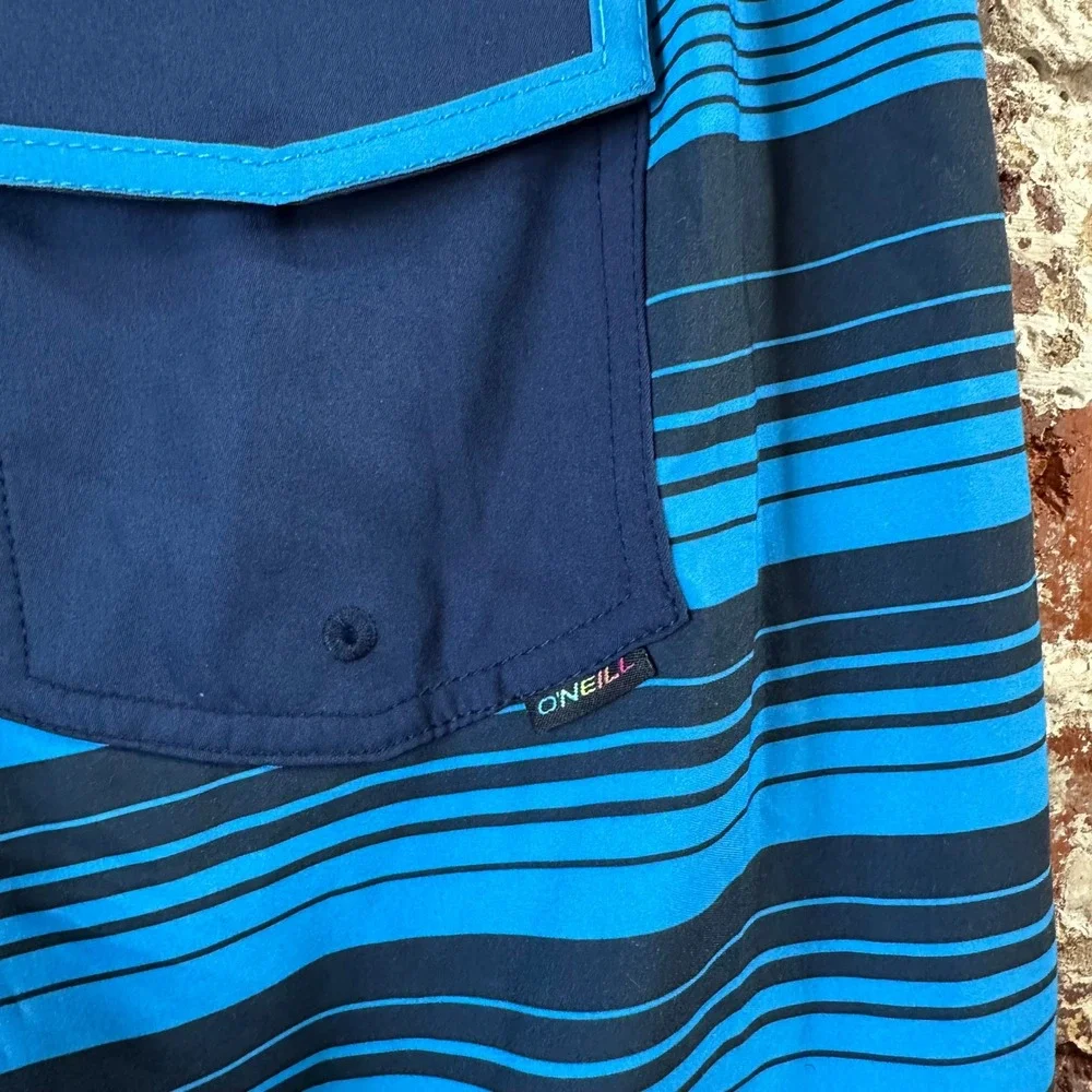 O'Neill Wave Cult Blue Board Shorts 9